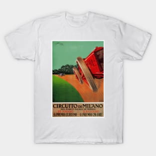 1924 Italian Grand Prix - Vintage Poster Design T-Shirt